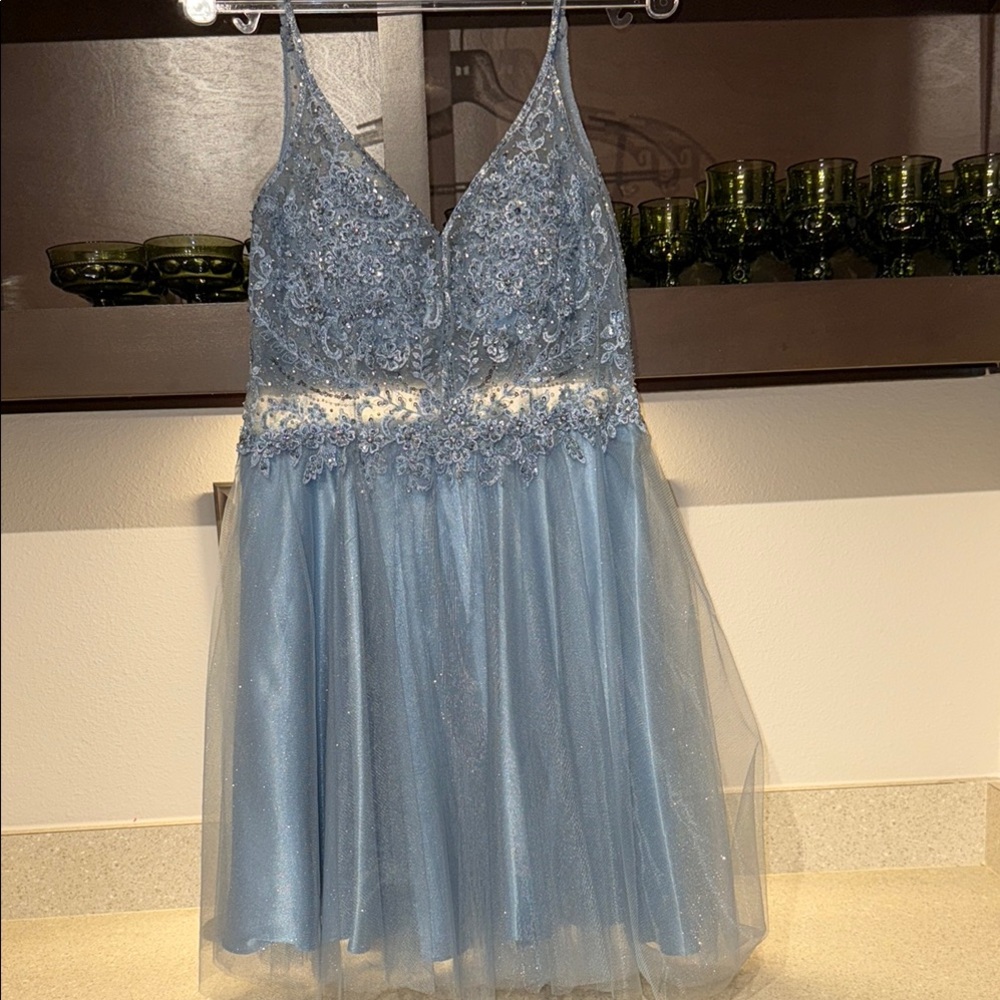 Cinderella Sparkling Blue Dress